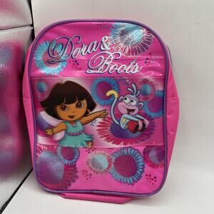 New Dora the Explorer with Boots Kids Small Backpack School Bags Pink
